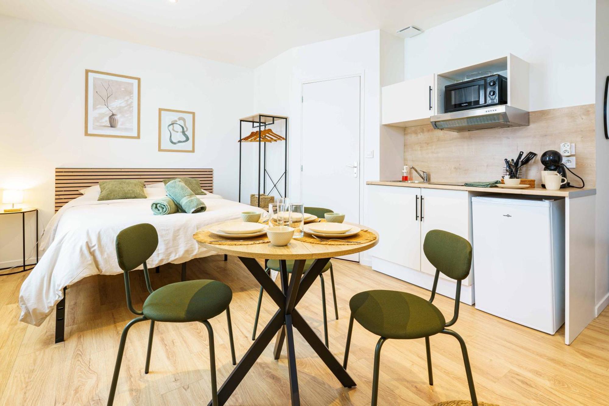 Studio Elegant 3 Pers Wifi Saint-Quentin  Exteriér fotografie